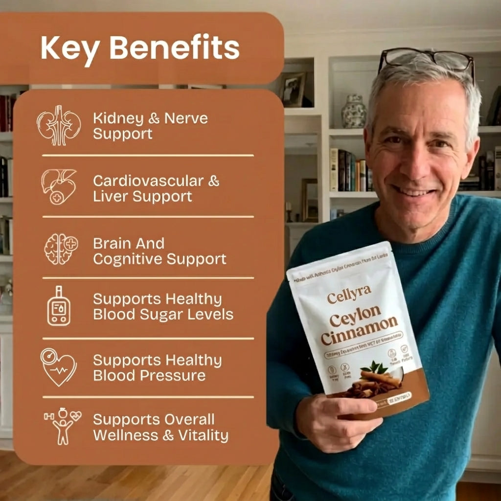 Ceylon Cinnamon 7200mg Equivalent with MCT Oil