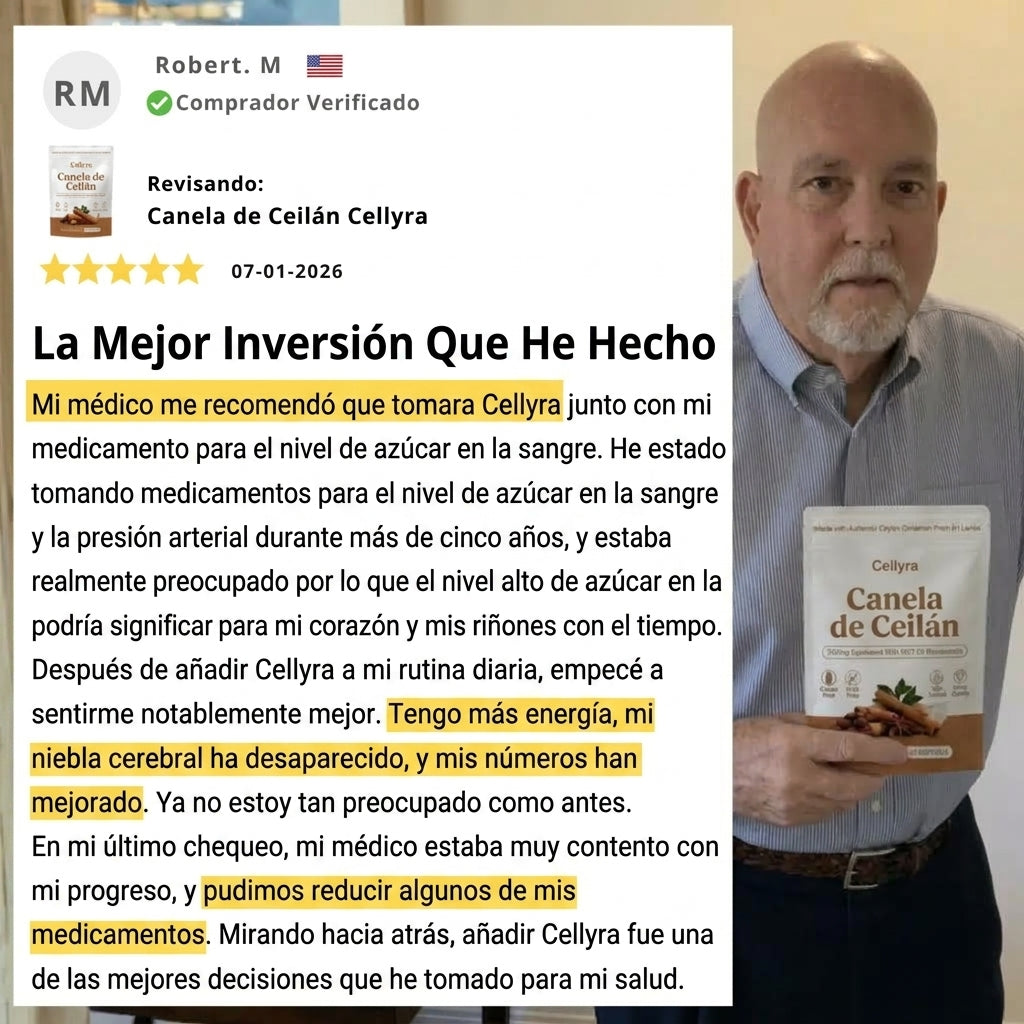 Canela de Ceilán (equivalente a 7200 mg) con aceite MCT